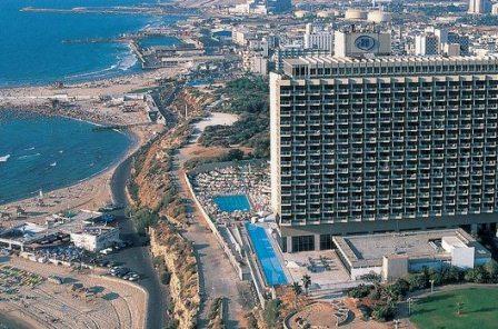 Hilton Tel Aviv A Luxury Hotel From A Cliff By The Sea   Hilton Tel Aviv Hotel On A Cliff Overlooking The Sea 